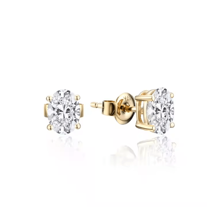 Rhea Oval Earrings