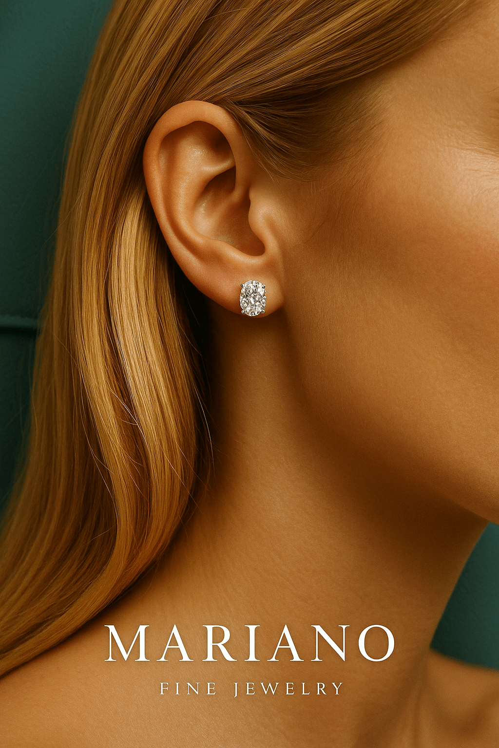 Rhea Oval Earrings