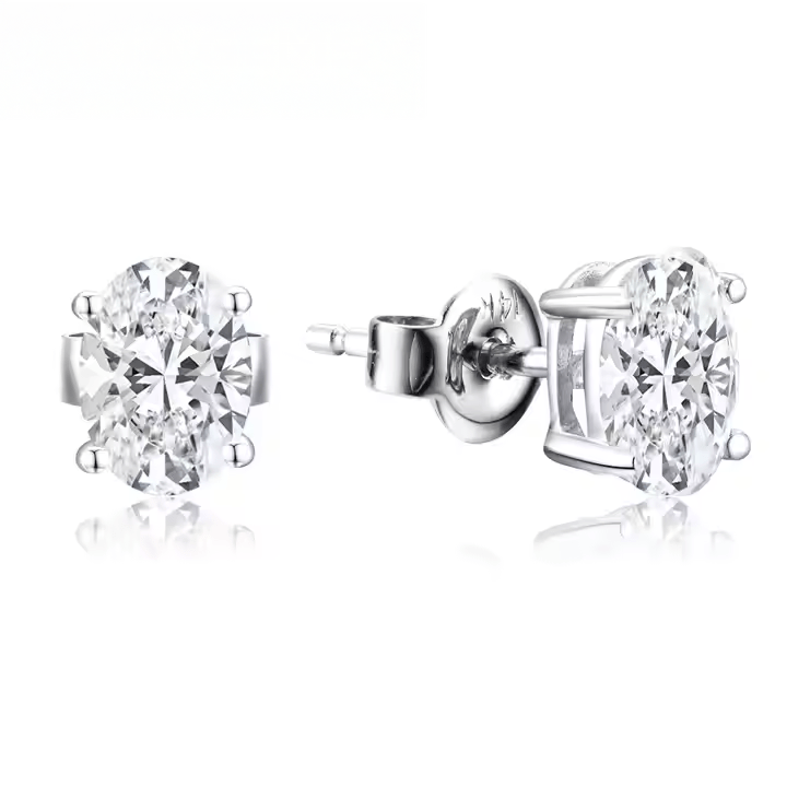 Rhea Oval Earrings