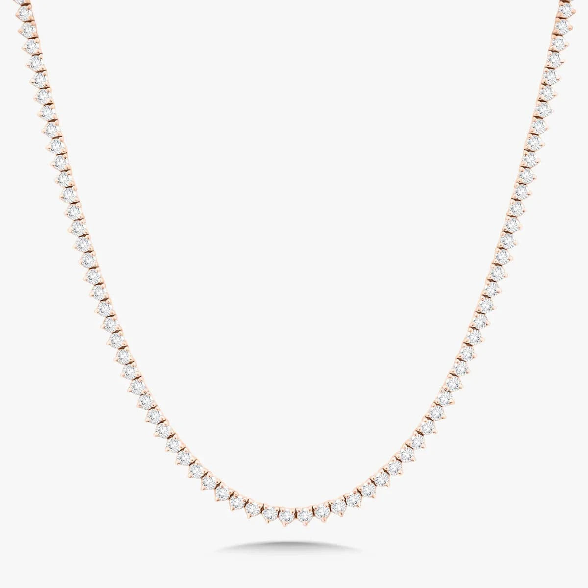 Tennis Necklace heart shape